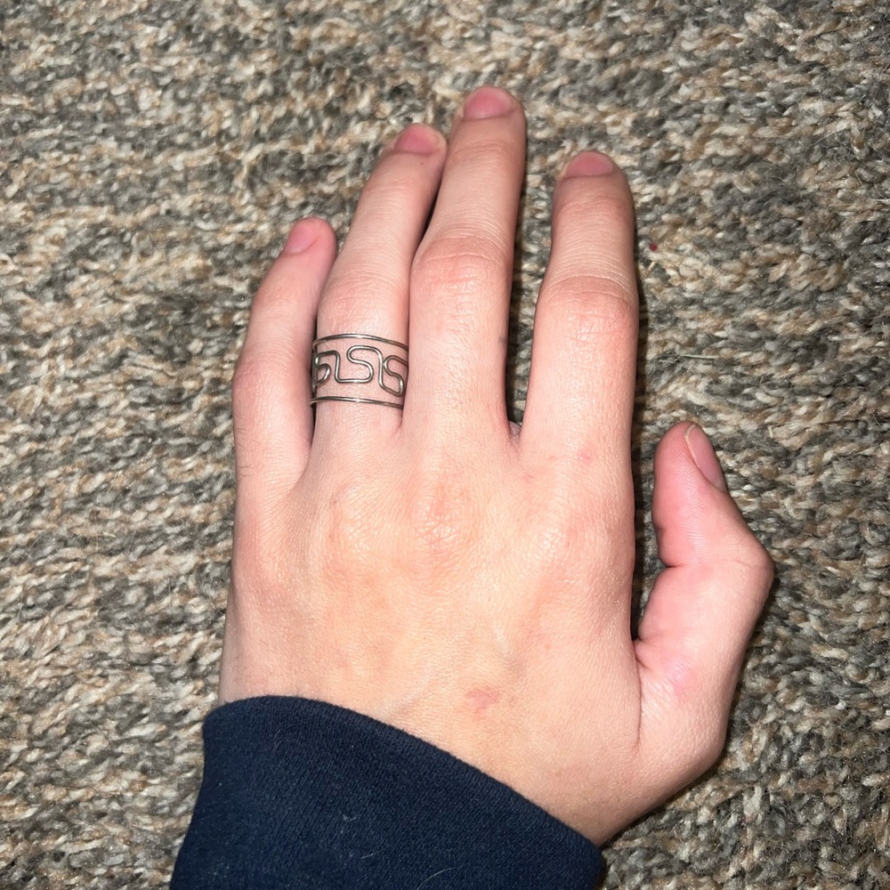 Handmade wire ring, size 6.5